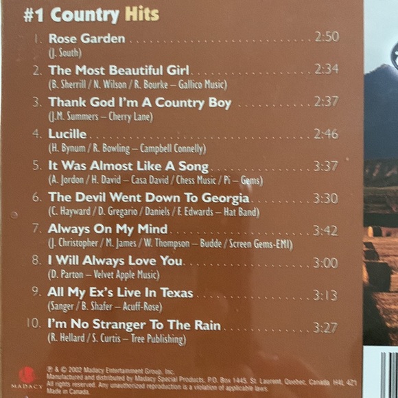 County Collection 4 CD set, best of country, #1 Hits Always on my mind, & more - Picture 12 of 16
